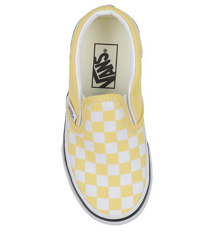 Vans Sko - Classic Slip-On - Gul/Hvidternet
