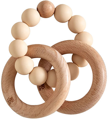 Jack o Juno Bidering - Bøgetræ/Silikone - Bubble - Milk