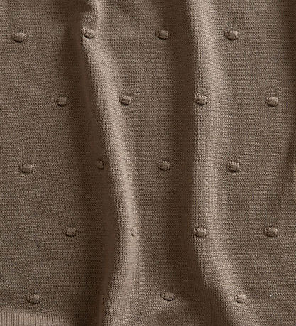 Jack o Juno Tæppe - 80x100 cm - Strik - Bubble - Coffee Jack o Juno Tæppe - 80x100 cm - Strik - Bubble - Coffee