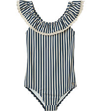 Wheat Badedragt - UV40+ - Doris - Blue Stripe Wheat Badedragt - UV40+ - Doris - Blue Stripe