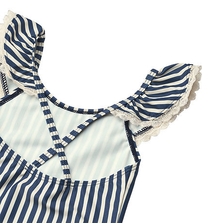 Wheat Badedragt - UV40+ - Doris - Blue Stripe Wheat Badedragt - UV40+ - Doris - Blue Stripe