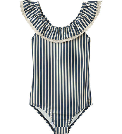 Wheat Badedragt - UV40+ - Doris - Blue Stripe Wheat Badedragt - UV40+ - Doris - Blue Stripe