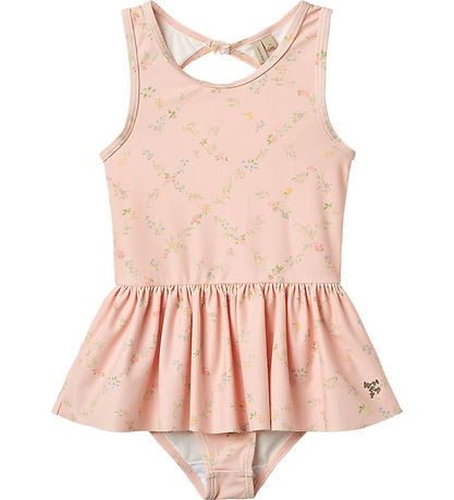 Wheat Badedragt - UV40+ - Erna - Powder Checked Flowers