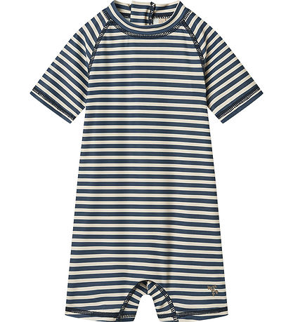 Wheat Badeheldragt - UV40+ - Cas - Blue Stripe