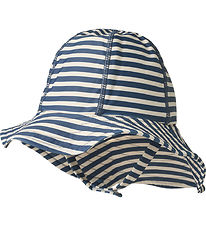 Wheat Badehat - UV40+ - Bora - Blue Stripe Wheat Badehat - UV40+ - Bora - Blue Stripe