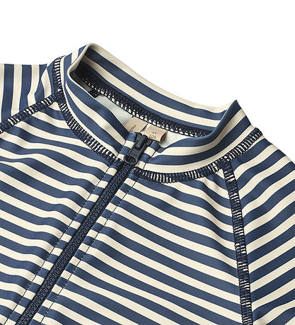 Wheat Badeheldragt - UV40+ - Cas - Blue Stripe