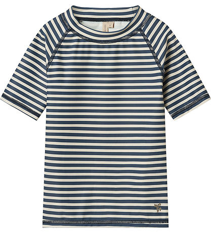 Wheat Badebluse - UV40+ - Jackie SS - Blue Stripe Wheat Badebluse - UV40+ - Jackie SS - Blue Stripe