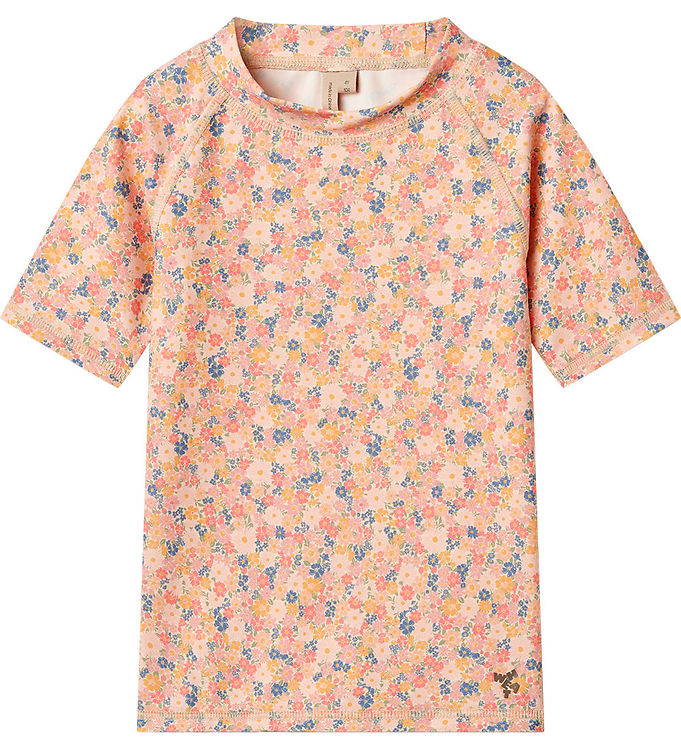 Wheat Badebluse - UV40+ - Jackie SS - Multi Flowers