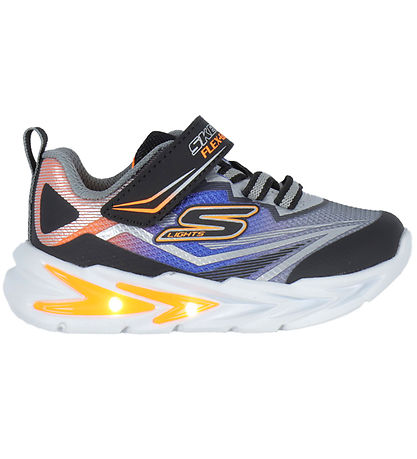 Skechers Sko m. Lys - Glow Ultra - Sort/Sølv Skechers Sko m. Lys - Glow Ultra - Sort/Sølv