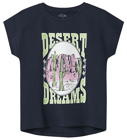 Name It T-Shirt - NkfViolet - Navy Blazer/Desert Name It T-Shirt - NkfViolet - Navy Blazer/Desert