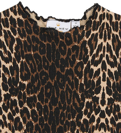 The New Siblings T-shirt - Rib - TnstEllie - Oxford Tan AOP The New Siblings T-shirt - Rib - TnstEllie - Oxford Tan AOP