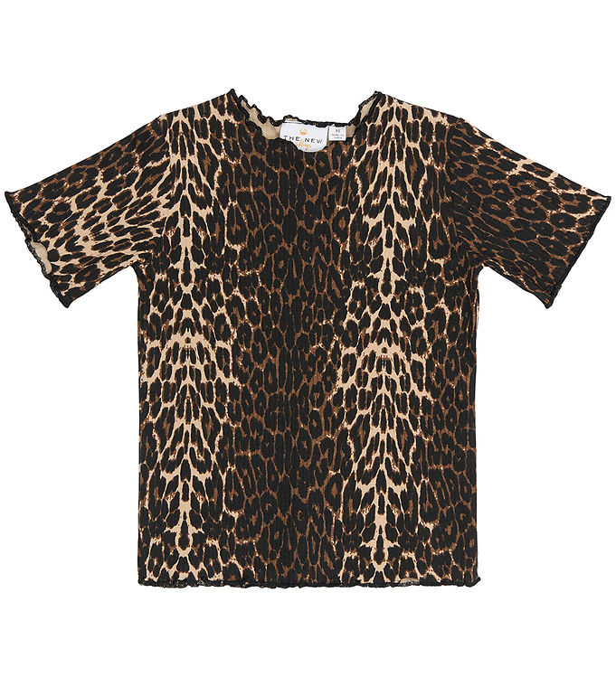 The New Siblings T-shirt - Rib - TnstEllie - Oxford Tan AOP