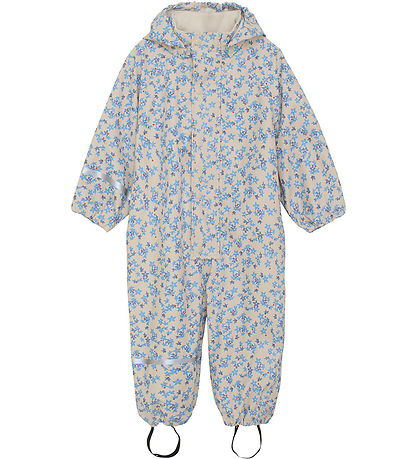 CeLaVi Rainsuit - PU - Blue Bell w. Print