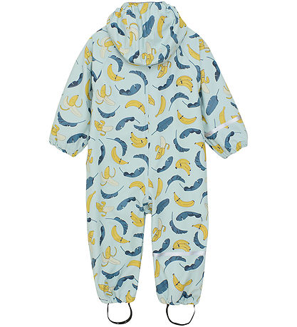 CeLaVi Regndragt - PU - Blue Heaven m. Bananprint