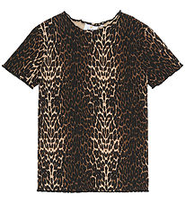The New T-shirt - Rib - TnEllen - Oxford Tan AOP The New T-shirt - Rib - TnEllen - Oxford Tan AOP