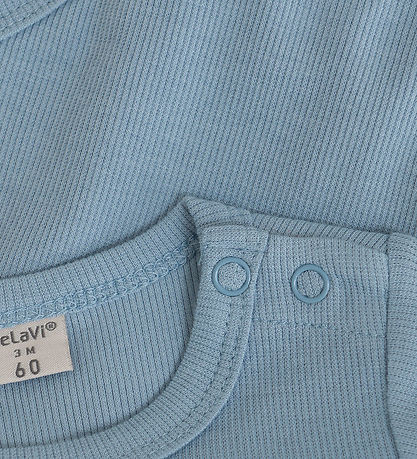 CeLaVi Body l/æ - Rib - Dusty Blue CeLaVi Body l/æ - Rib - Dusty Blue