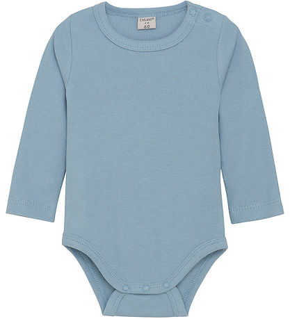 CeLaVi Body l/æ - Rib - Dusty Blue CeLaVi Body l/æ - Rib - Dusty Blue