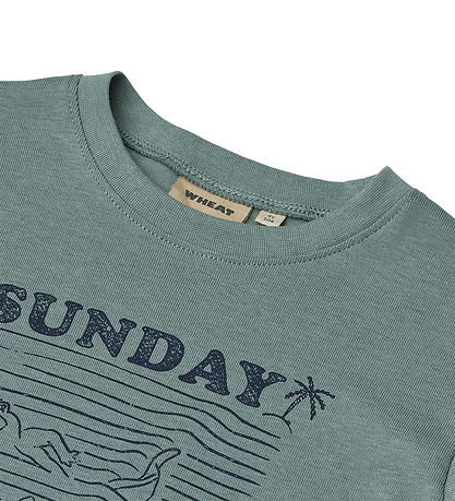 Wheat T-shirt - Seb - Stormy Sea m. Print Wheat T-shirt - Seb - Stormy Sea m. Print