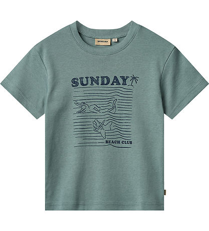 Wheat T-shirt - Seb - Stormy Sea m. Print Wheat T-shirt - Seb - Stormy Sea m. Print