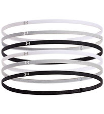 Under Armour Hårbånd - 6-pak - Sort/Grå/Hvid