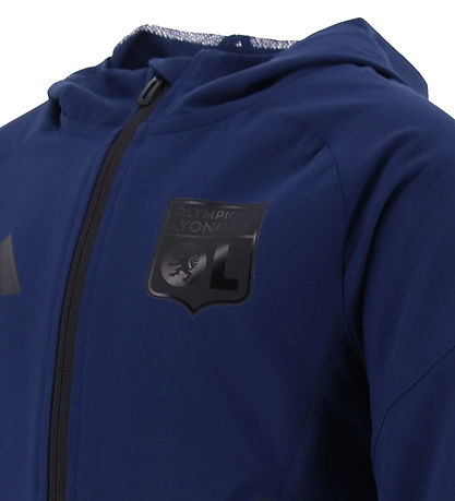 adidas Performance Cardigan - Olympique Lyonnais - Team Navy Blu adidas Performance Cardigan - Olympique Lyonnais - Team Navy Blu