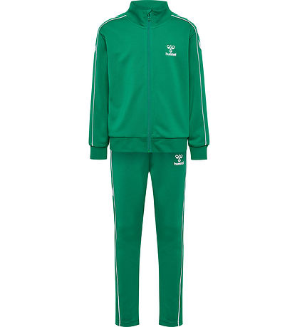Hummel Træningssæt - hmlTrack - Pepper Green m. Logo Hummel Træningssæt - hmlTrack - Pepper Green m. Logo