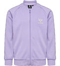 Hummel Cardigan - hmlNoma Zip - Lavender w. Logo