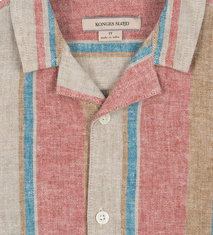 Konges Sløjd Skjorte - Venice - Hør/Viskose - Stan Stripe