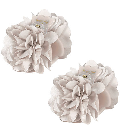 Konges Sløjd Hårklemmer - 2-pak - 7x6 cm - Celebration - Eggnog Konges Sløjd Hårklemmer - 2-pak - 7x6 cm - Celebration - Eggnog