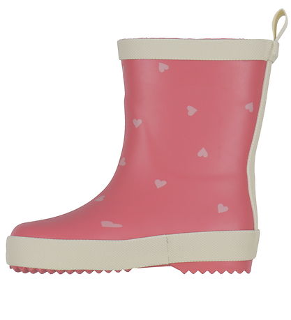 Pom Pom Gummistøvler - Heart AOP