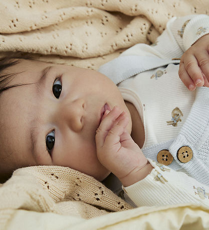 Lil' Atelier Body l/æ - Rib - NbnLavo - AOP - Coconut Milk