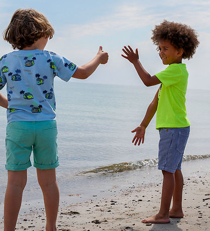 Minymo Shorts - Blue Nights m. Striber