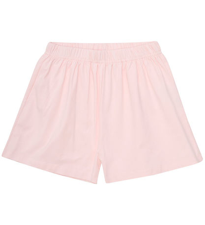 Minymo Shortssæt - T-shirt/Shorts - Rosen Quartz m. citroner Minymo Shortssæt - T-shirt/Shorts - Rosen Quartz m. citroner