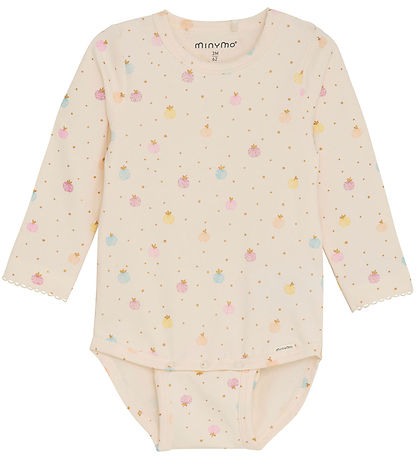 Minymo Body l/æ - White Swan m. Æbler Minymo Body l/æ - White Swan m. Æbler