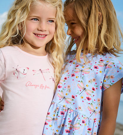 Minymo T-shirt - Rosen Quartz m. Print