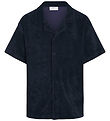Grunt Skjorte - GRAugust Terry - Navy Grunt Skjorte - GRAugust Terry - Navy