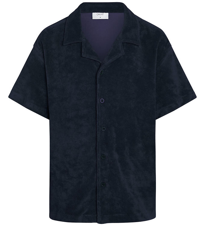 Grunt Skjorte - GRAugust Terry - Navy