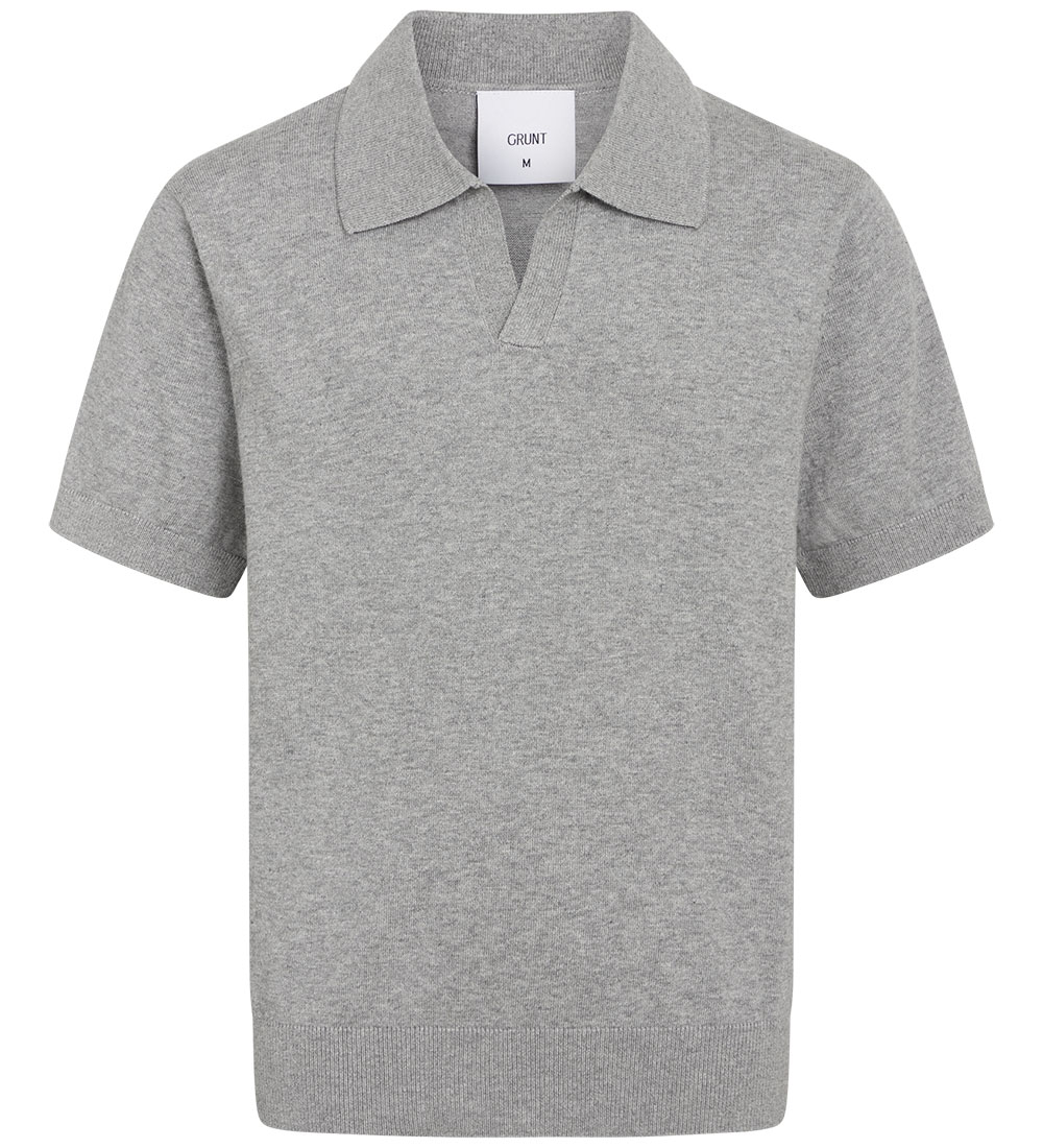 Grunt Polo - Tricot - GRBanthat - Grey Melange - Grunt - 8 ans 128 - Polo 20$