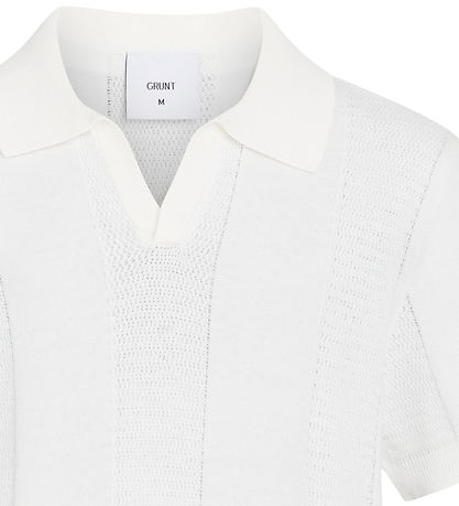Grunt Polo - Strik - GRRanne - Off White