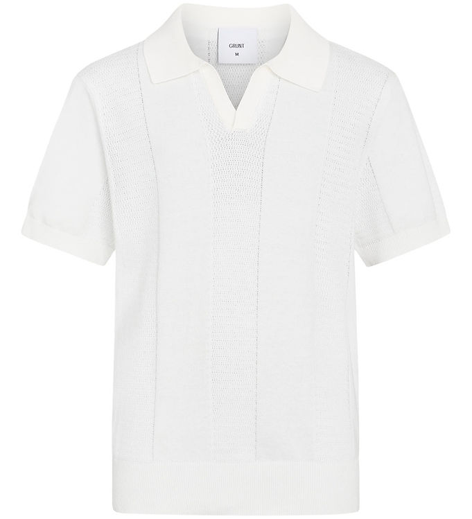 Grunt Polo - Strik - GRRanne - Off White