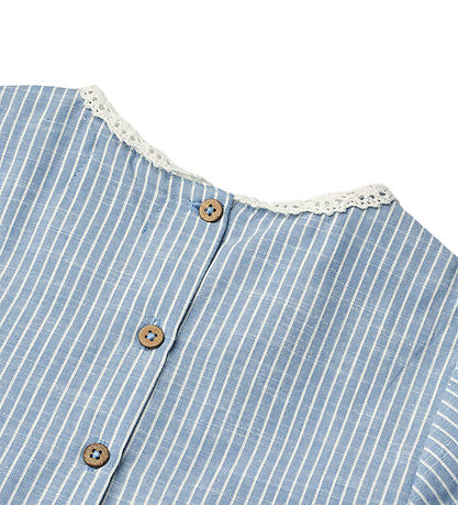 Wheat Kjole - Elma - Blue Stripe Wheat Kjole - Elma - Blue Stripe