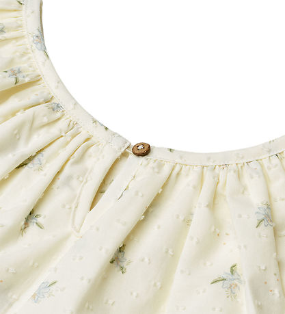 Wheat Kjole - Bitten - Blue Flowers Wheat Kjole - Bitten - Blue Flowers