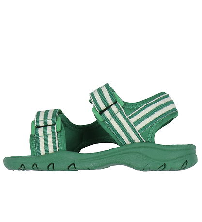 Bisgaard X Trine Kjær Sandaler - Addie - Emerald Green Stripe Bisgaard X Trine Kjær Sandaler - Addie - Emerald Green Stripe
