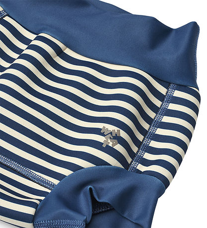 Wheat Blebadebukser - UV40+ - Neopren - Blue Stripe