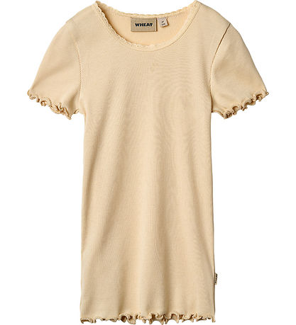 Wheat T-shirt - Rib - Katie - Macadamia