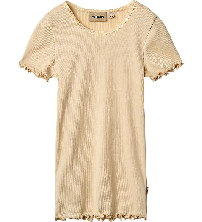 Wheat T-shirt - Rib - Katie - Macadamia
