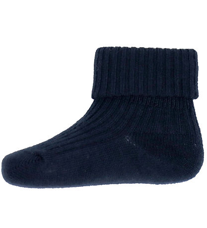 Wheat Strømper - 2-pak - Uld - Rib - Ziggy - Navy Wheat Strømper - 2-pak - Uld - Rib - Ziggy - Navy