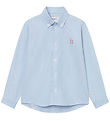 Les Deux Skjorte - Konrad Contrast Oxford - Light Blue
