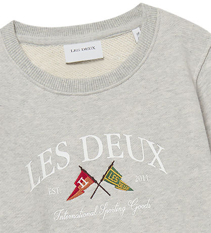 Les Deux Sweatshirt - Ivy League - Snow Melange