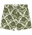Les Deux Shorts - Lesley Flower Tile - Vintage Green/Ivory